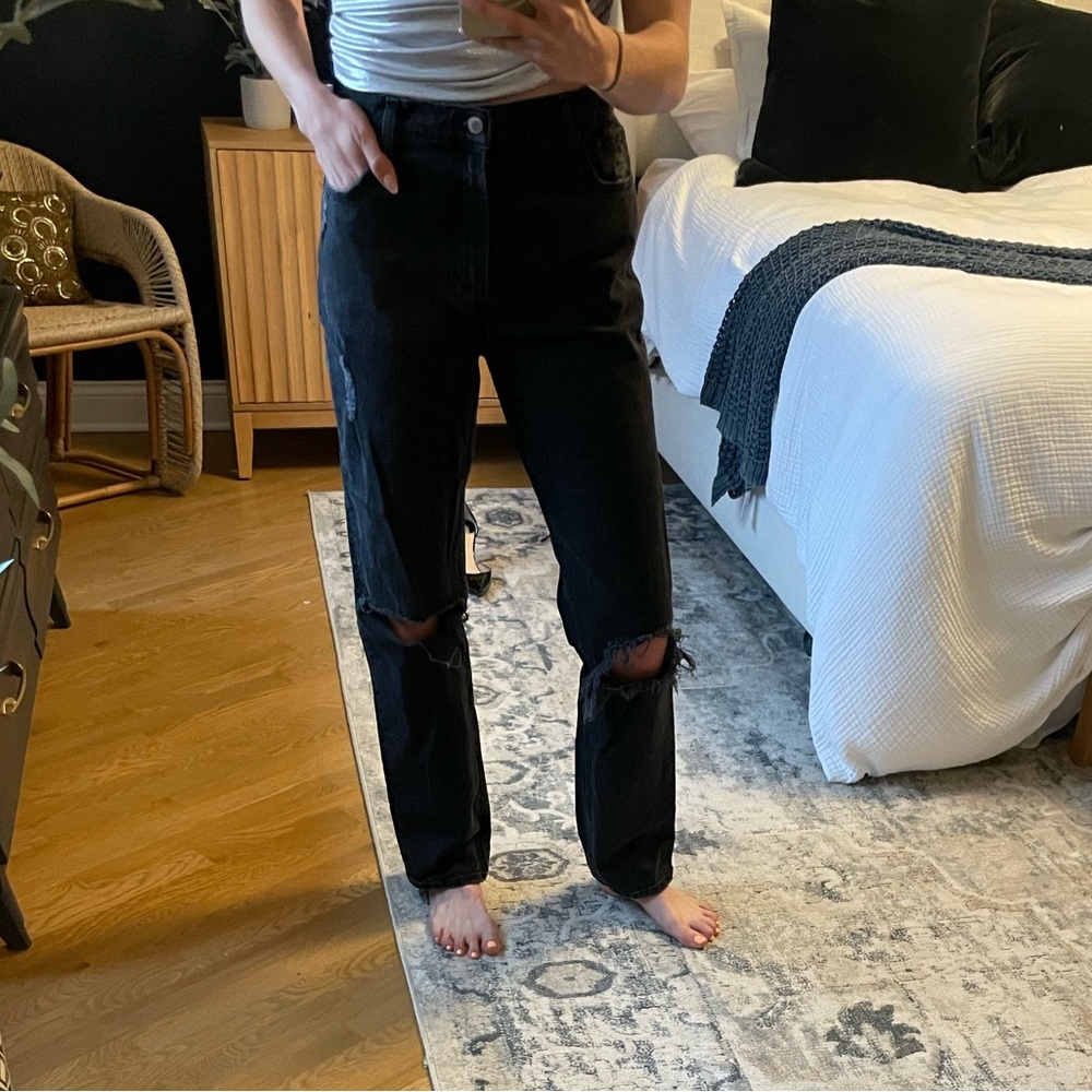 Abercrombie + Fitch 90s straight leg jeans ultra high rise